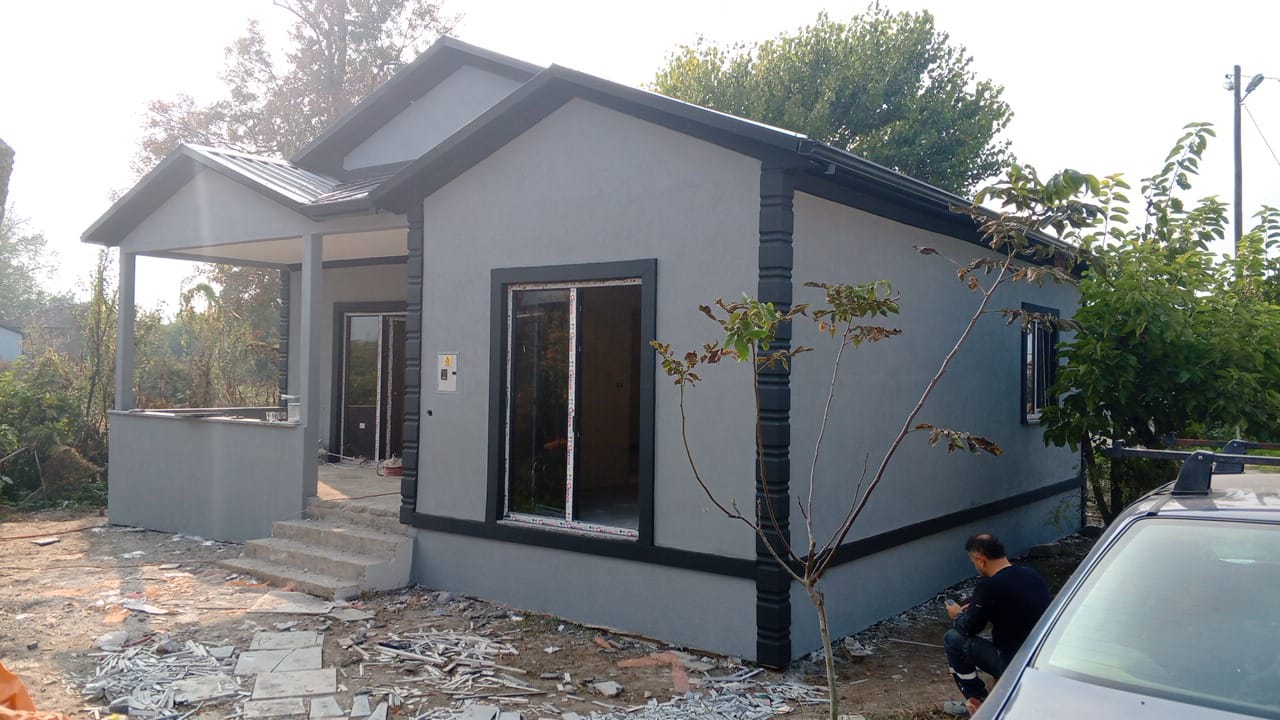 Gri-Antrasit Modern Cephe